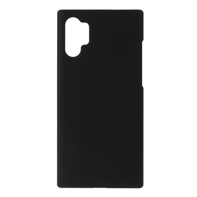 Glossy Rubberized Hard PC Phone Cover for Samsung Galaxy Note 10 Pro - Black-1