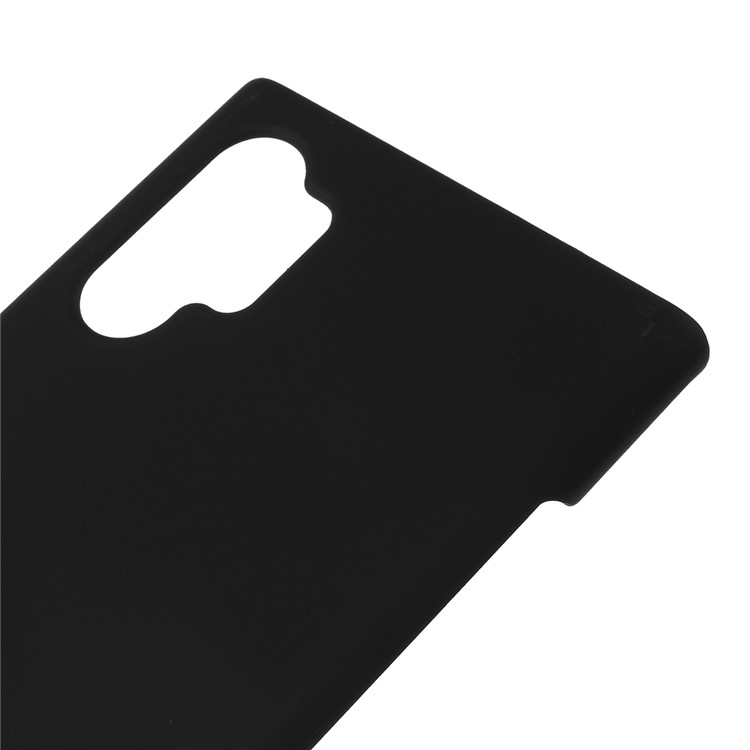 Glossy Rubberized Hard PC Phone Cover for Samsung Galaxy Note 10 Pro - Black-4