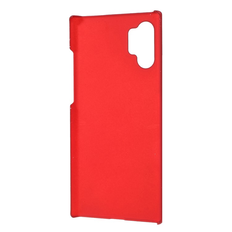 Coperchio Telefonico Per PC Duro Gommatizzato Lucido Per Samsung Galaxy Note 10 / Nota 10 5G - Rosso