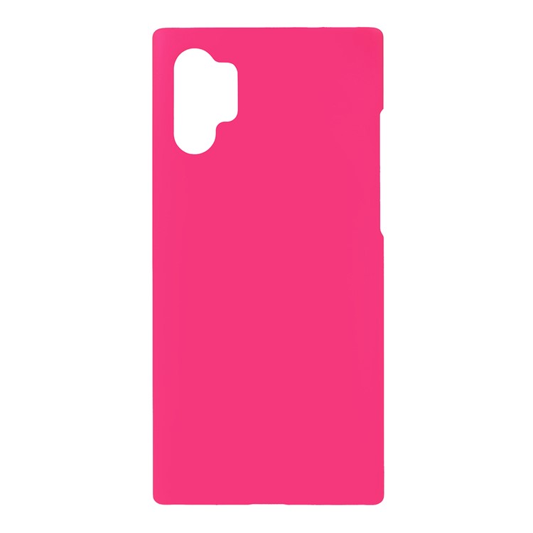 Glossy Rubberized Hard PC Phone Cover for Samsung Galaxy Note 10 Pro - Rose-1