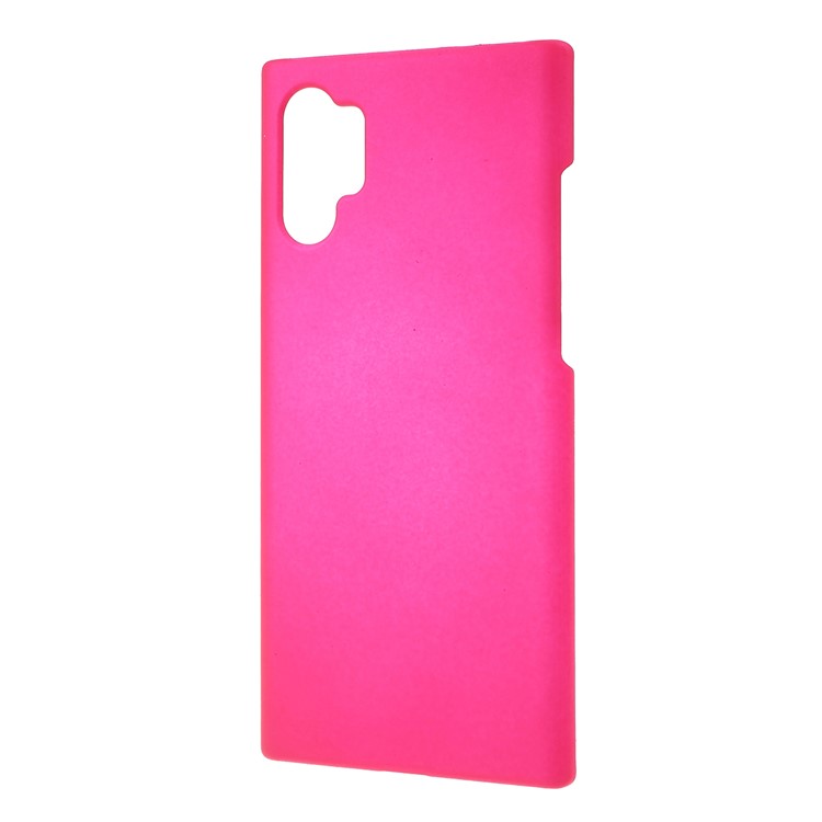 Glossy Rubberized Hard PC Phone Cover for Samsung Galaxy Note 10 Pro - Rose-2