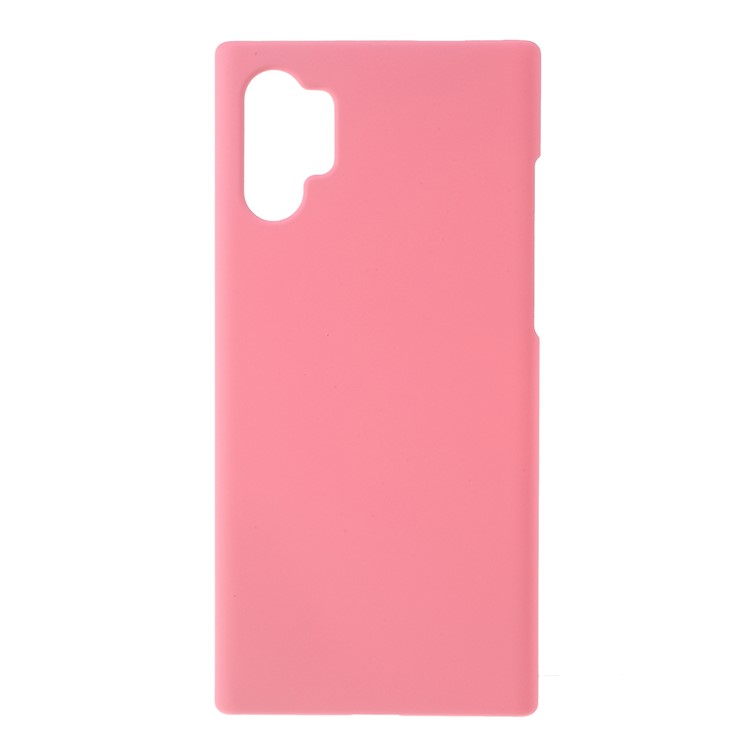 Glossy Rubberized Hard PC Phone Cover for Samsung Galaxy Note 10 Pro - Pink-1