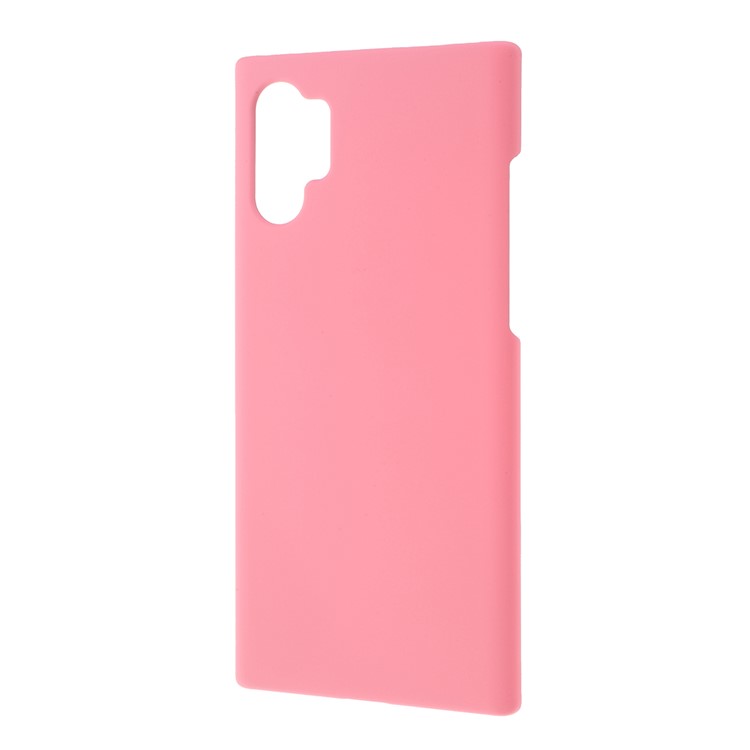 Glossy Rubberized Hard PC Phone Cover for Samsung Galaxy Note 10 Pro - Pink-2