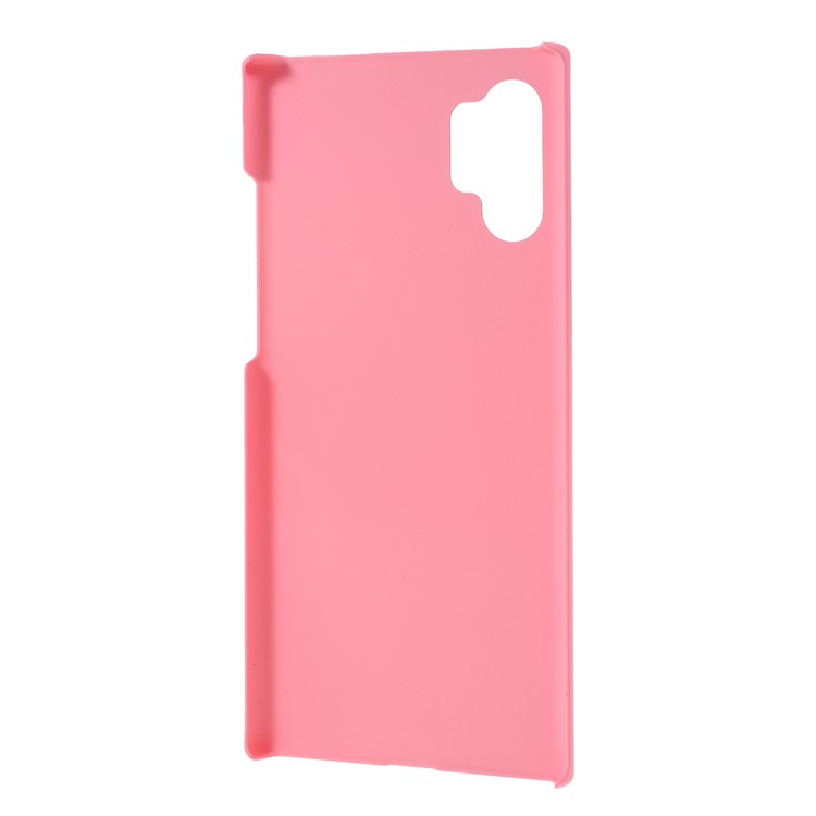 Glossy Rubberized Hard PC Phone Cover for Samsung Galaxy Note 10 Pro - Pink-3