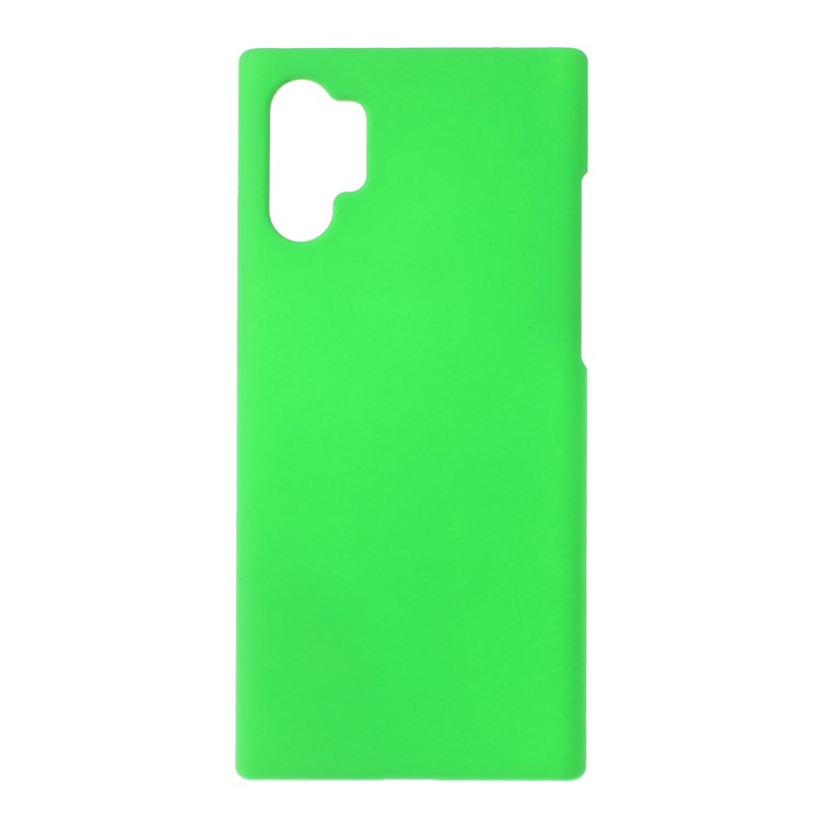 Glossy Rubberized Hard PC Phone Cover for Samsung Galaxy Note 10 Pro - Green-1