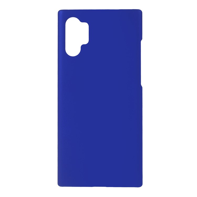 Glossy Rubberized Hard PC Phone Cover for Samsung Galaxy Note 10 Pro - Dark Blue-1
