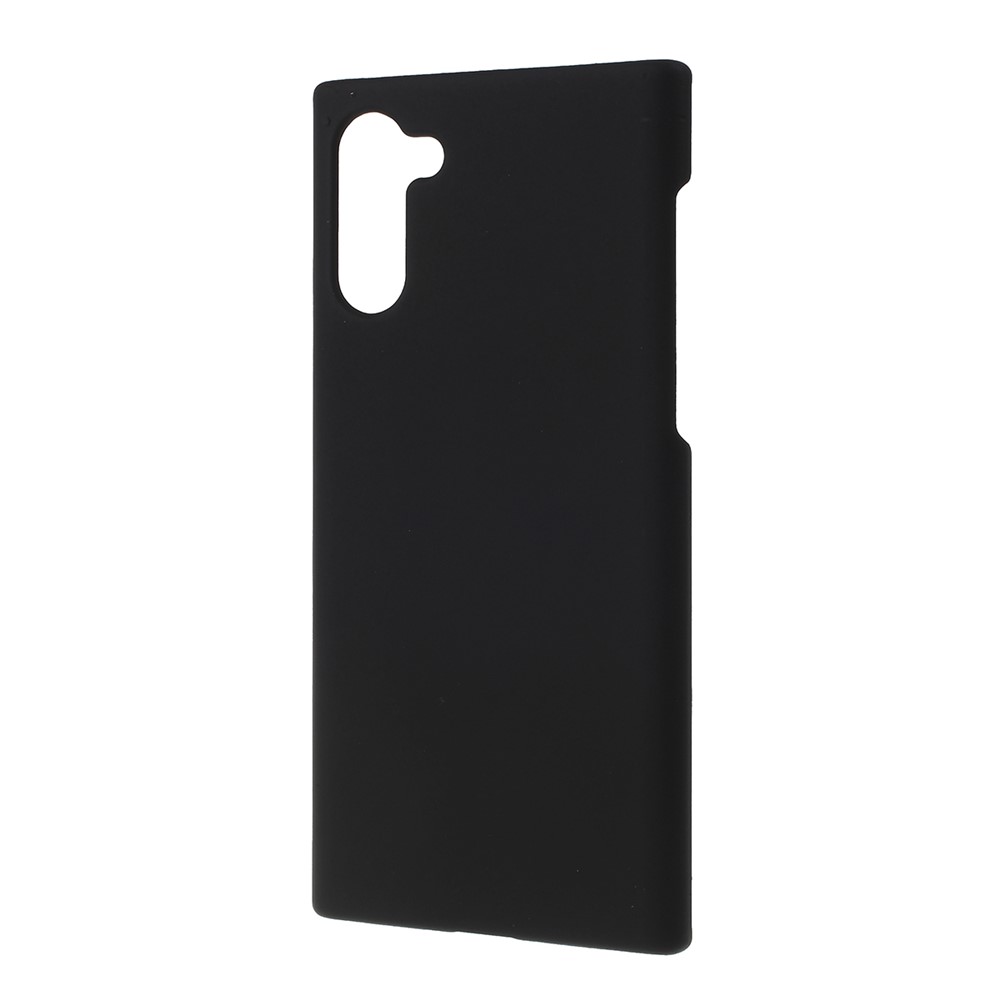 Coque Caoutchoutée Dure De Téléphone Pour PC Couvrant La Coque Pour Samsung Galaxy Note 10 - Noir-2