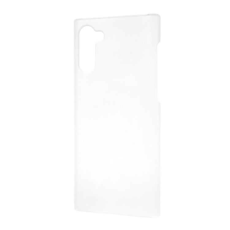Glossy Rubberized Hard PC Phone Shell Covering Case for Samsung Galaxy Note 10 - White-2