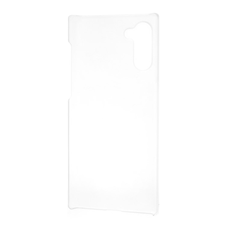 Glossy Rubberized Hard PC Phone Shell Covering Case for Samsung Galaxy Note 10 - White-3