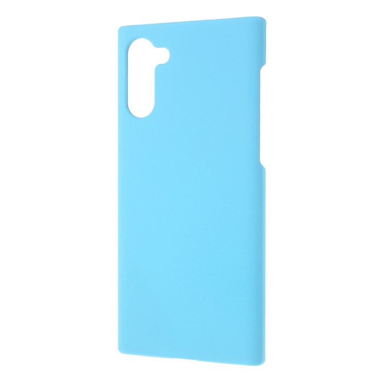 Glossy Rubberized Hard PC Phone Shell Covering Case for Samsung Galaxy Note 10 - Baby Blue-2