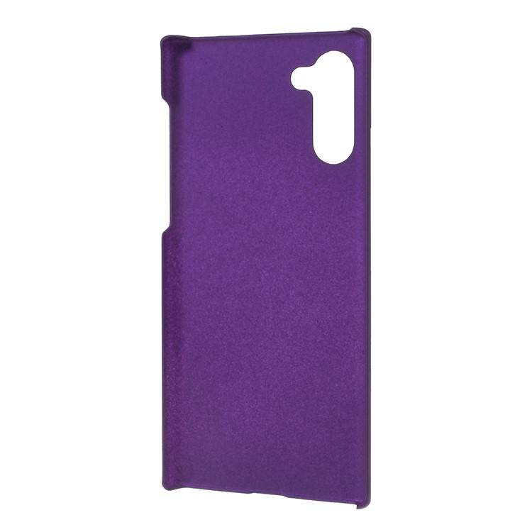 Glossy Rubberized Hard PC Phone Shell Covering Case for Samsung Galaxy Note 10 - Purple-3