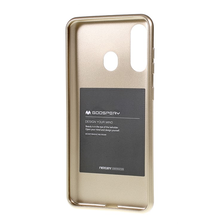 MERCURY GOOSPERY Flash Powder TPU Case for Samsung Galaxy A60/M40 - Gold-3
