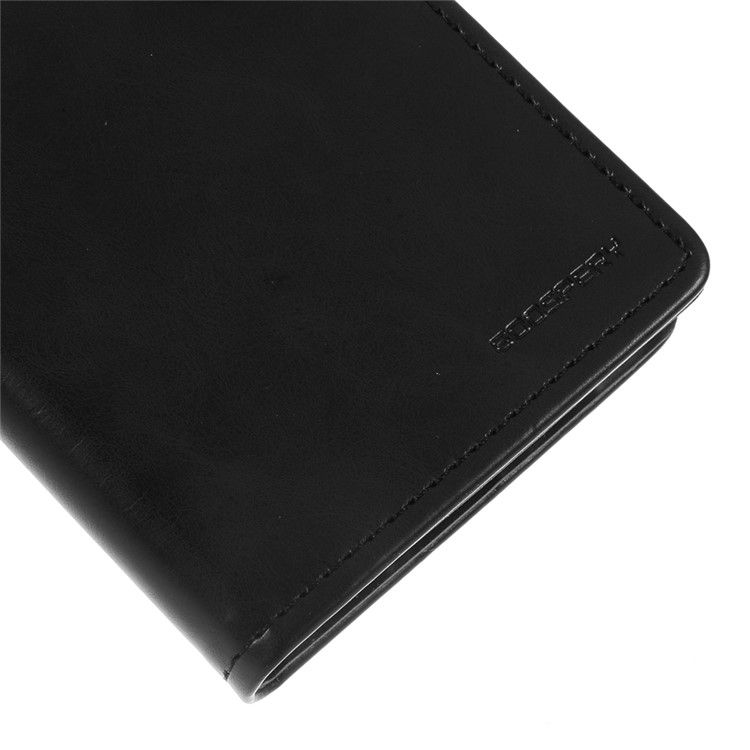 MERCURY GOOSPERY Blue Moon Leather Wallet Case for Samsung Galaxy S10 5G - Black-4