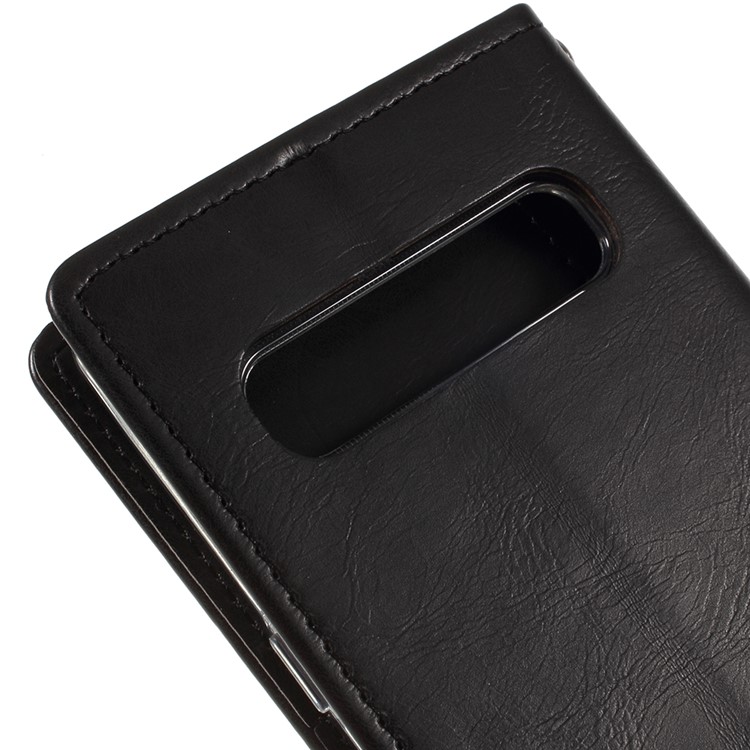 MERCURY GOOSPERY Blue Moon Leather Wallet Case for Samsung Galaxy S10 5G - Black-5