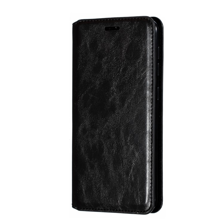 Auto-absorbed Crazy Horse Texture PU Leather Stand Case for Samsung Galaxy A10 / M10 - Black-4