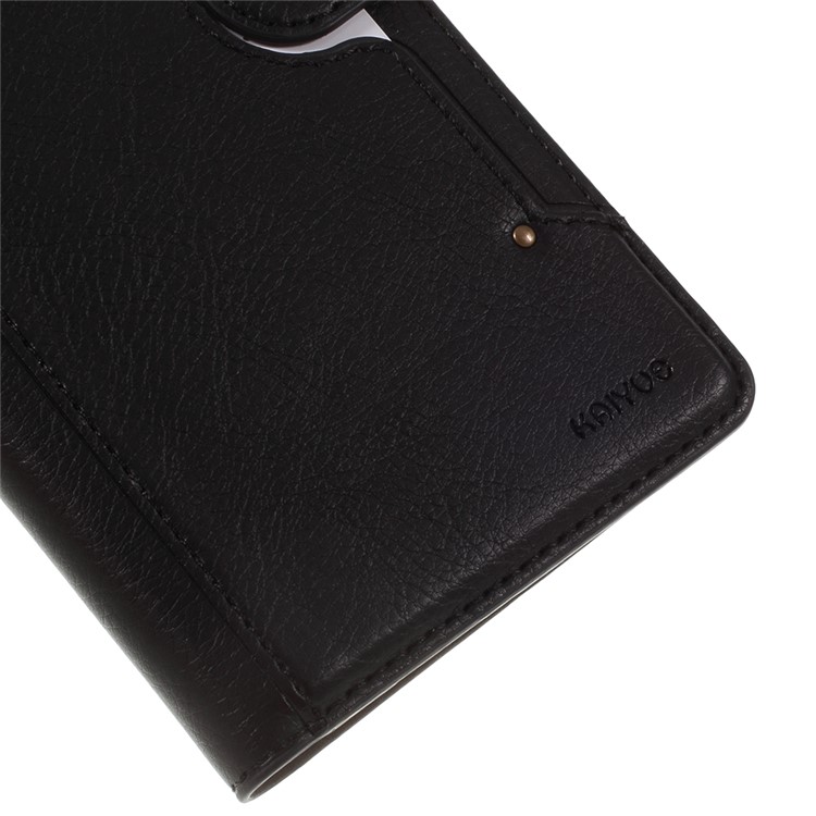 KAIYUE Premium PU Leather Wallet Casing with Stand for Samsung Galaxy S10 5G - Black-4