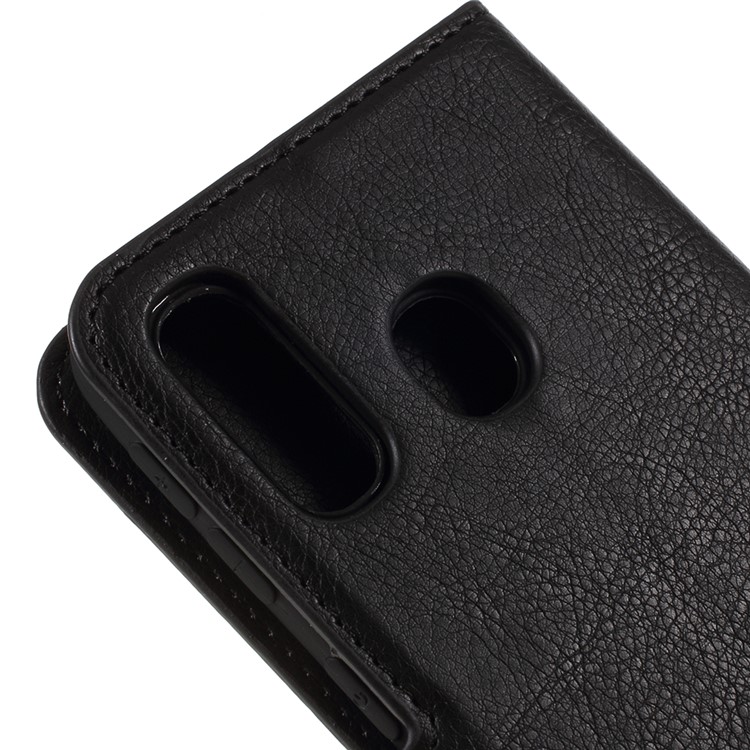 KAIYUE Premium PU Leather Wallet Cover Protector for Samsung Galaxy A40 - Black-5