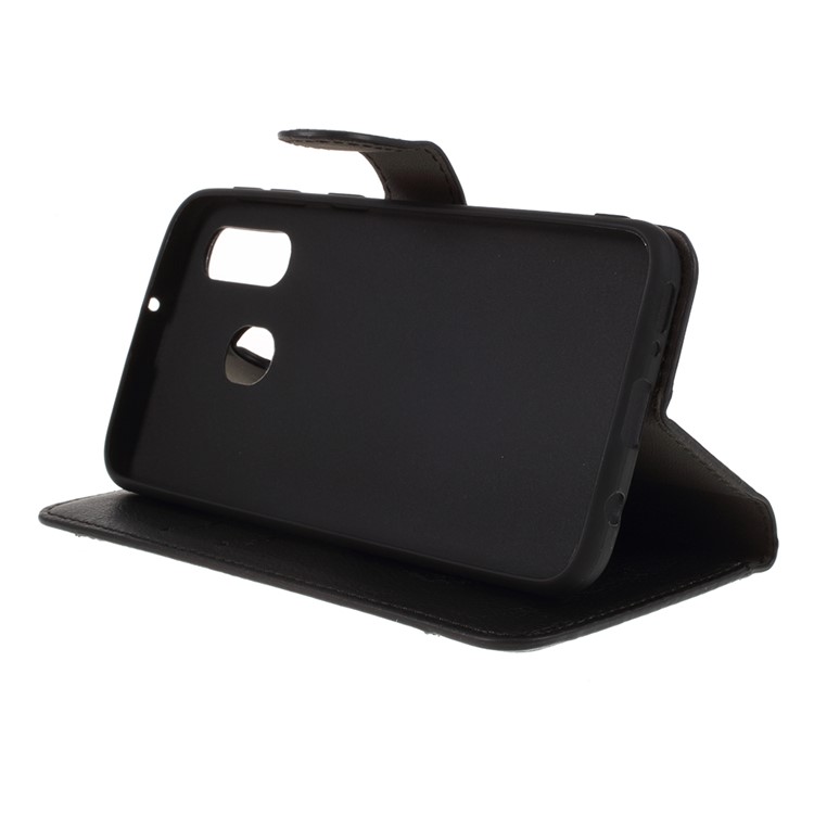 KAIYUE Premium PU Leather Wallet Cover Protector for Samsung Galaxy A40 - Black-6