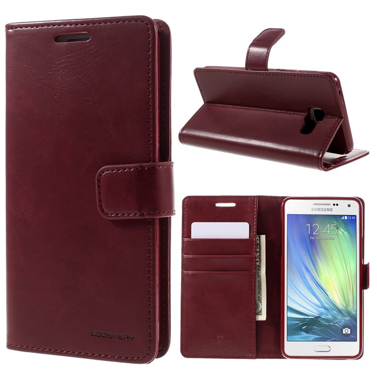

MERCURY GOOSPERY Blue Moon Leather Case for Samsung Galaxy A5 SM-A510F - Wine Red