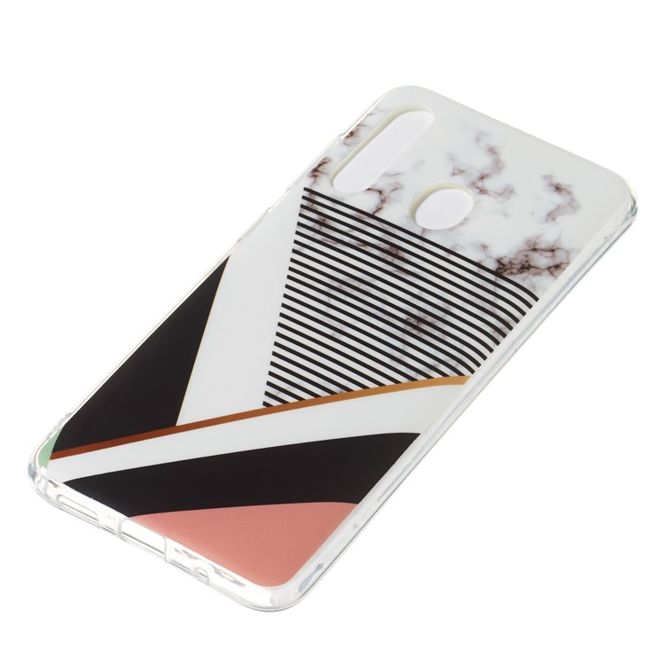 Marble Pattern IMD TPU Protection Case for Samsung Galaxy A60 - Style D-3