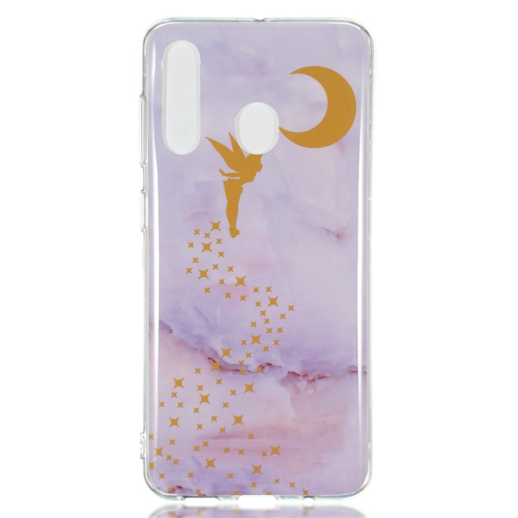 Marble Pattern IMD TPU Protection Case for Samsung Galaxy A60 - Style G-2
