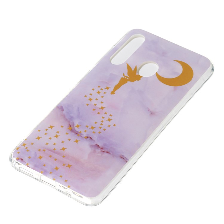 Marble Pattern IMD TPU Protection Case for Samsung Galaxy A60 - Style G-3