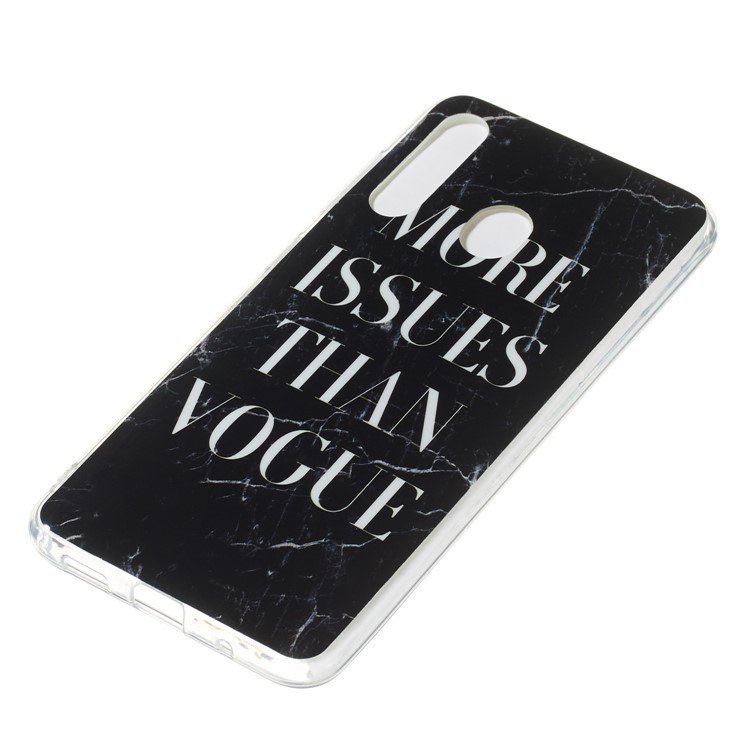 Marble Pattern IMD TPU Protection Case for Samsung Galaxy A60 - Style I-3