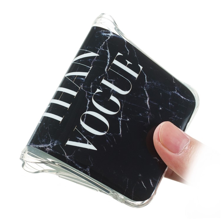 Marble Pattern IMD TPU Protection Case for Samsung Galaxy A60 - Style I-4