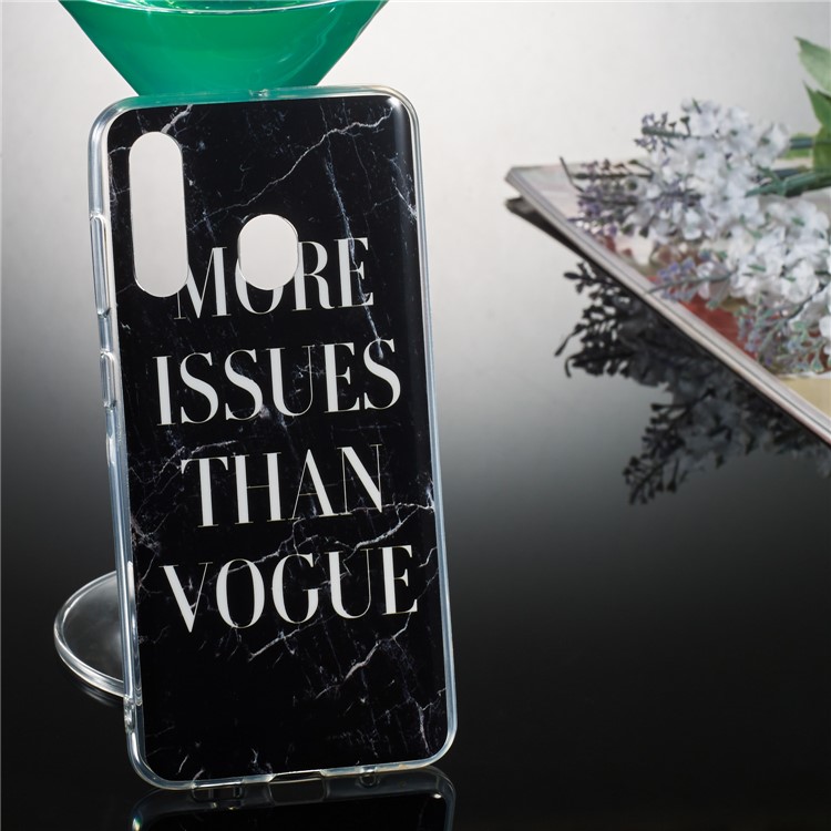 Marble Pattern IMD TPU Protection Case for Samsung Galaxy A60 - Style I-5