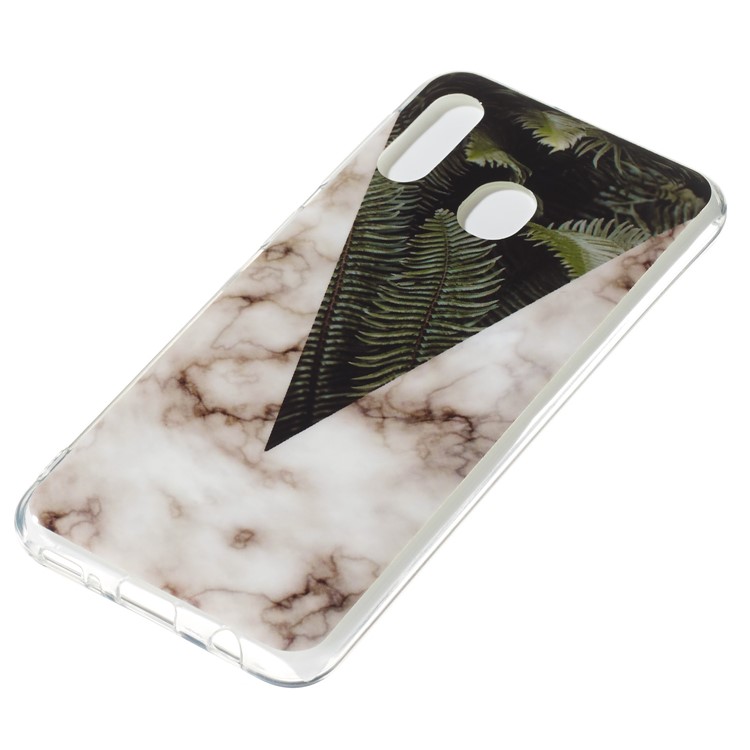 Marble Pattern IMD TPU Cover for Samsung Galaxy A20e - Style E-3