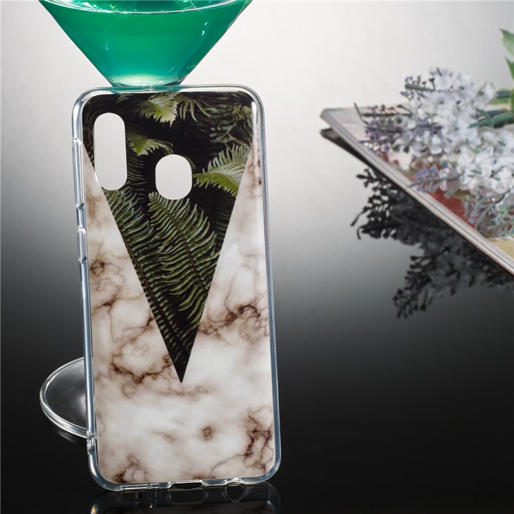 Marble Pattern IMD TPU Cover for Samsung Galaxy A20e - Style E-5