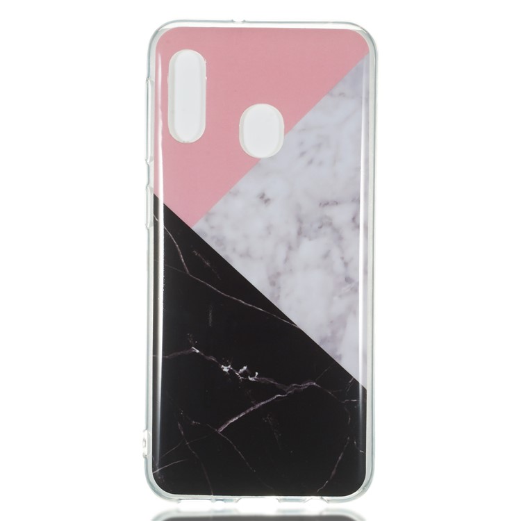 Marble Pattern IMD TPU Case for Samsung Galaxy A20e - Style C-2