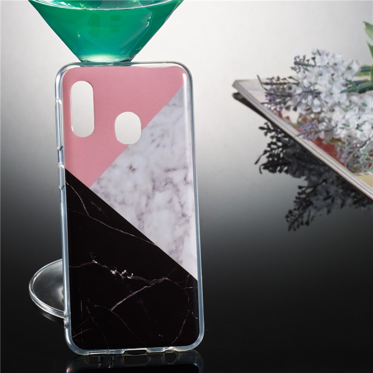 Marble Pattern IMD TPU Case for Samsung Galaxy A20e - Style C-5