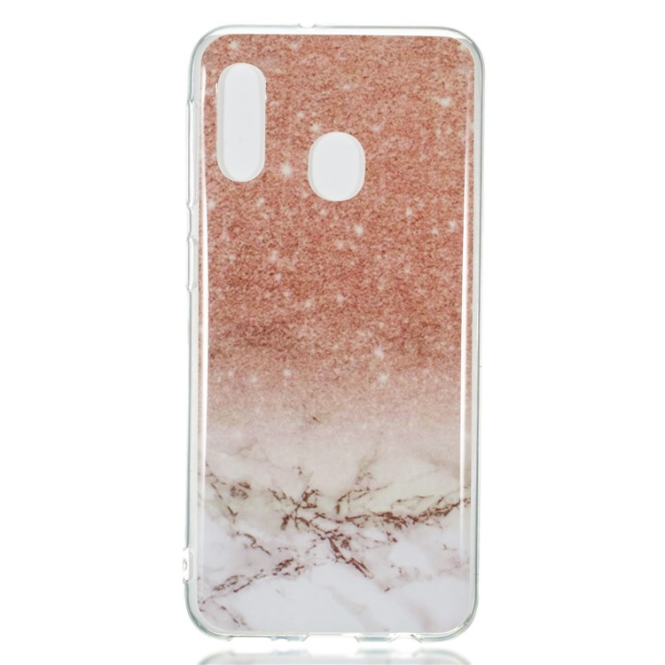 Marble Pattern IMD TPU Case for Samsung Galaxy A20e - Style F-2