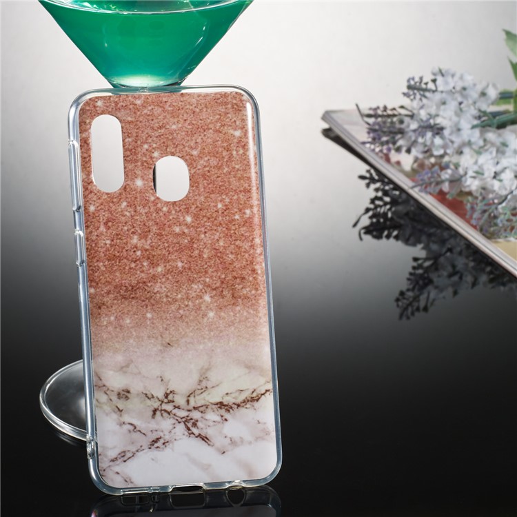 Marble Pattern IMD TPU Case for Samsung Galaxy A20e - Style F-5