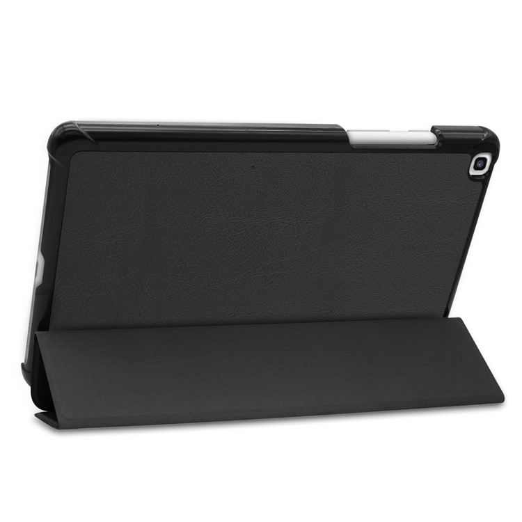 PU Leather Stable Soporting Stand PC Back Shell Coverg Para Samsung Galaxy Tab A 8.0 Wi-Fi (2019) T290 / LTE T295 - Negro-6