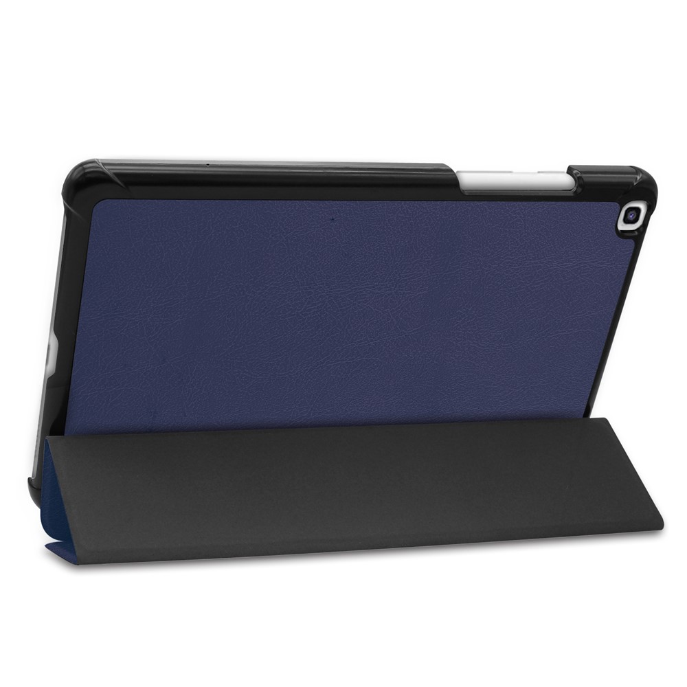 Custodia Tablet In Pelle Tri-fold Per Samsung Galaxy Tab A 8 (2019) SM-T290 T295 - Blu Scuro-6
