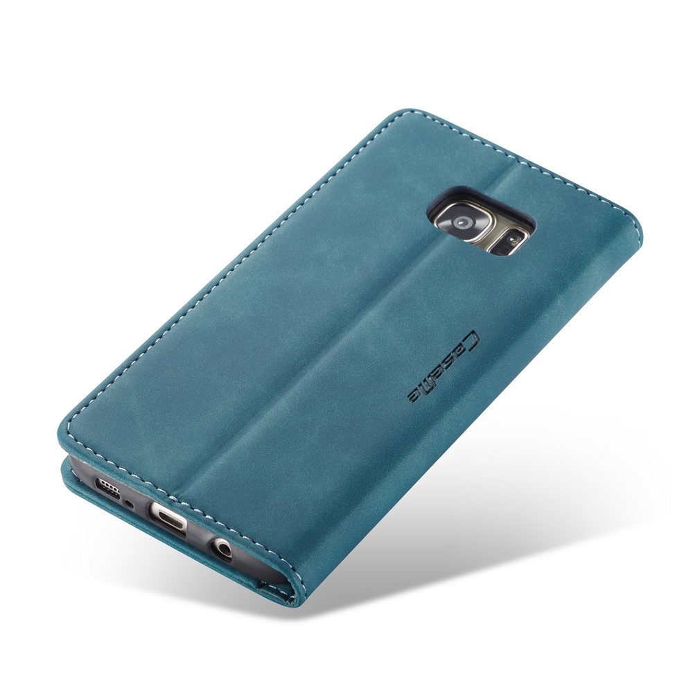 Case Caseme 013 Série Auto-Absorbée Portefeuille De Portefeuille Pour Samsung Galaxy S7 Edge G935 - Bleu-5