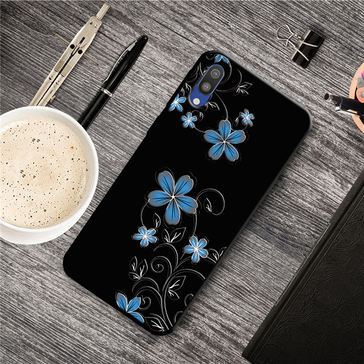 

Pattern Printing TPU Back Case for Samsung Galaxy M10 - Beautiful Flowers, Galaxy M10