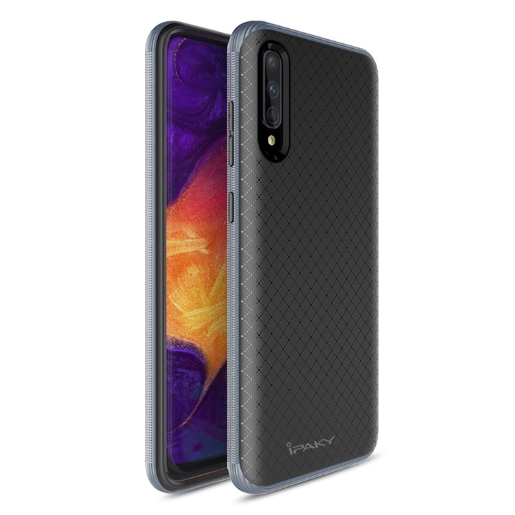 

IPAKY Для Samsung Galaxy A50 PC + ТПУ Телефон Крышка Корпуса - Синий, Galaxy A50