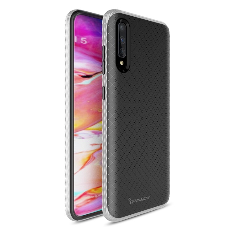 

IPAKY Для Samsung Galaxy A70 PC + ТПУ Чехол Для Телефона - Серебряный, Galaxy A70