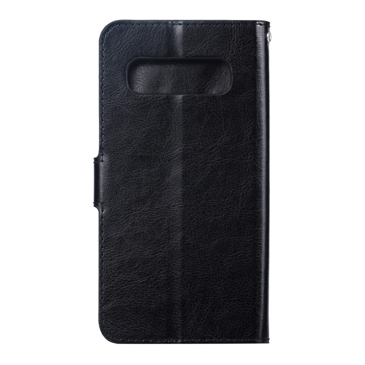 Photo Slot Leather Phone Shell for Samsung Galaxy S10 5G - Black-3
