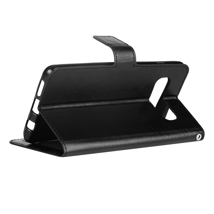 Photo Slot Leather Phone Shell for Samsung Galaxy S10 5G - Black-4