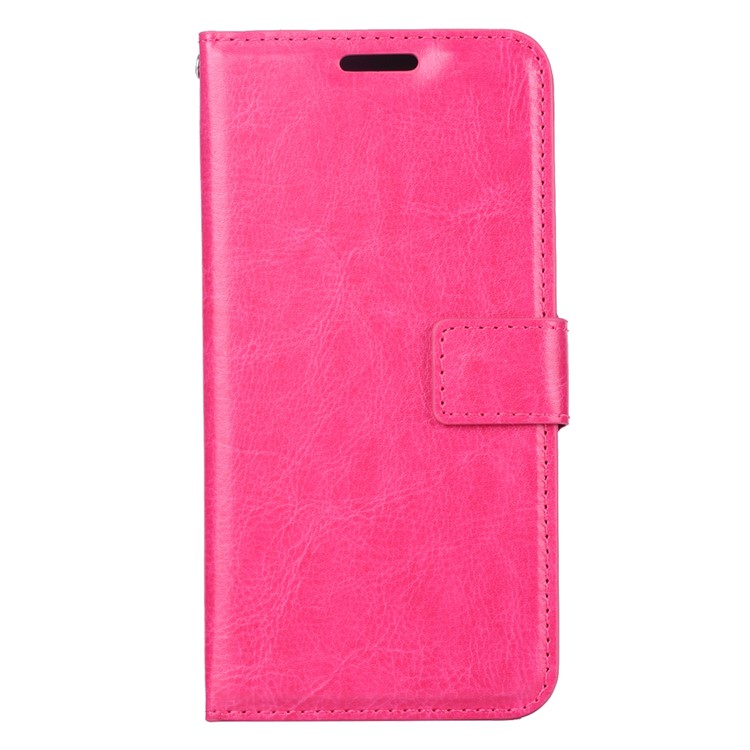 Photo Slot Leather Phone Shell for Samsung Galaxy S10 5G - Rose-2