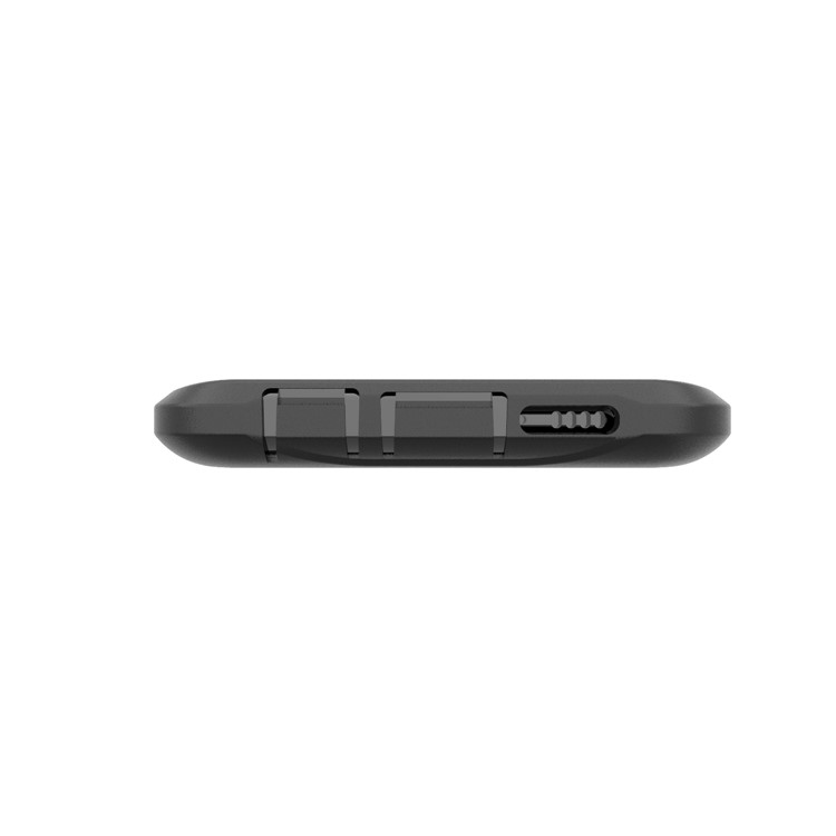 Football Grain PC + TPU Hybrid Case with Kickstand for Samsung Galaxy S10 - Black-20