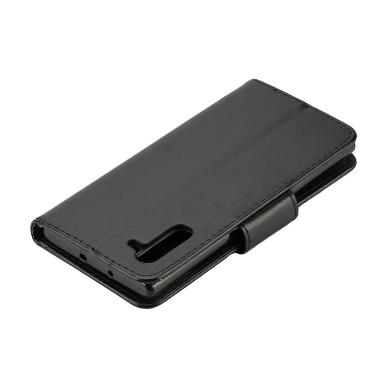 Imprint Butterfly Flower Leather Wallet Case for Samsung Galaxy Note 10 - Black-7