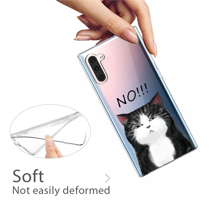Pattern Printing TPU Case for Samsung Galaxy Note 10 - Cat-4