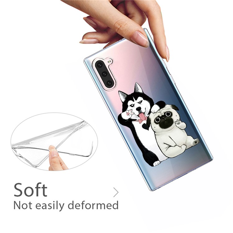 Pattern Printing TPU Case for Samsung Galaxy Note 10 - Dog-4