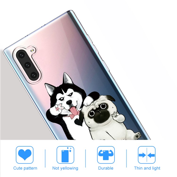 Pattern Printing TPU Case for Samsung Galaxy Note 10 - Dog-5
