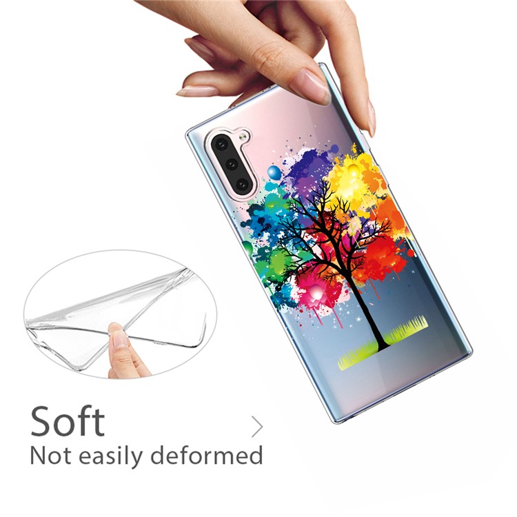 Pattern Printing TPU Case for Samsung Galaxy Note 10 - Colorized Tree-4